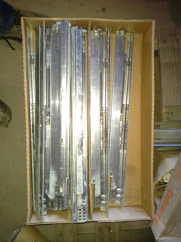 lot 244 image: Drawer slides