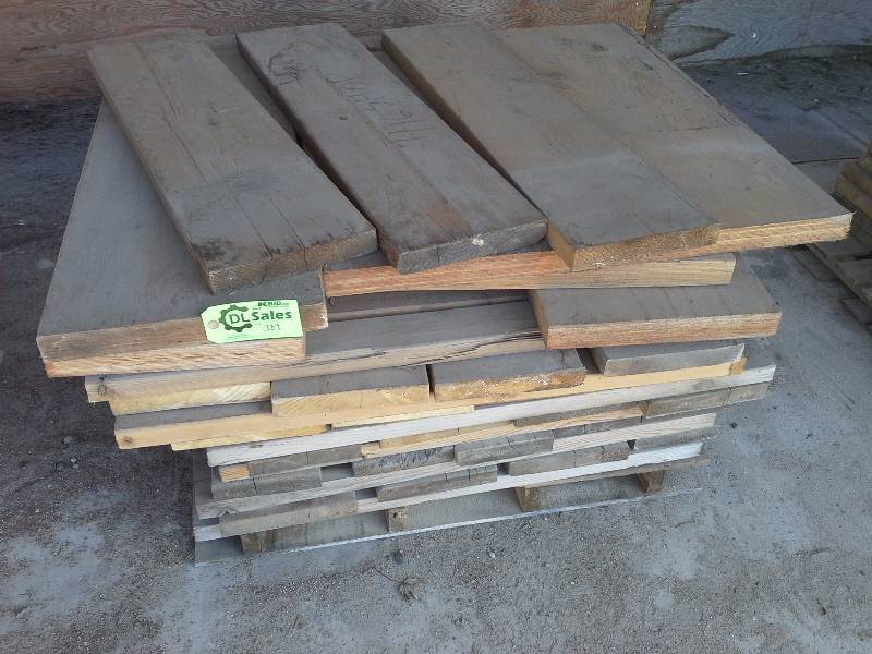 lot 384 image: Wood Decking for Pallet Racking