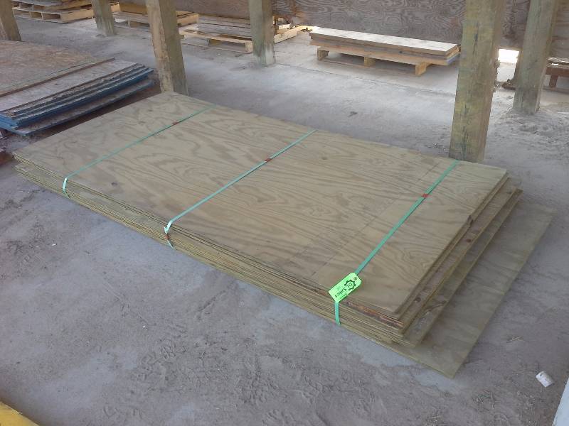 lot 339 image: Green Treated Plywood