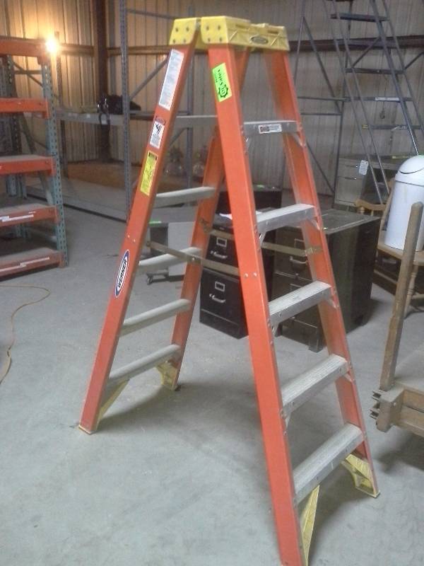 lot 17 image: Fiberglass Ladder
