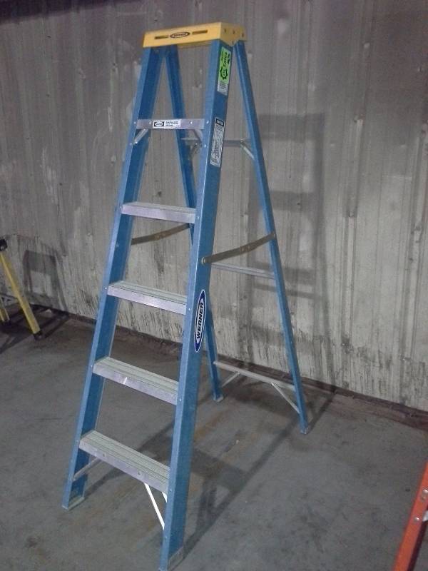 lot 159 image: Fiberglass Ladder