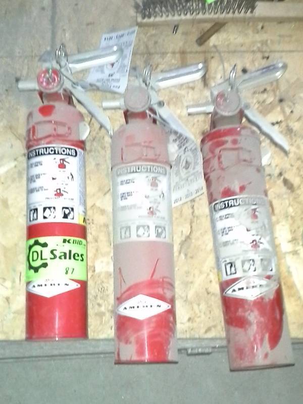 lot 87 image: Fire Extinguishers
