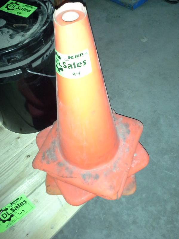 lot 94 image: Orange Cones