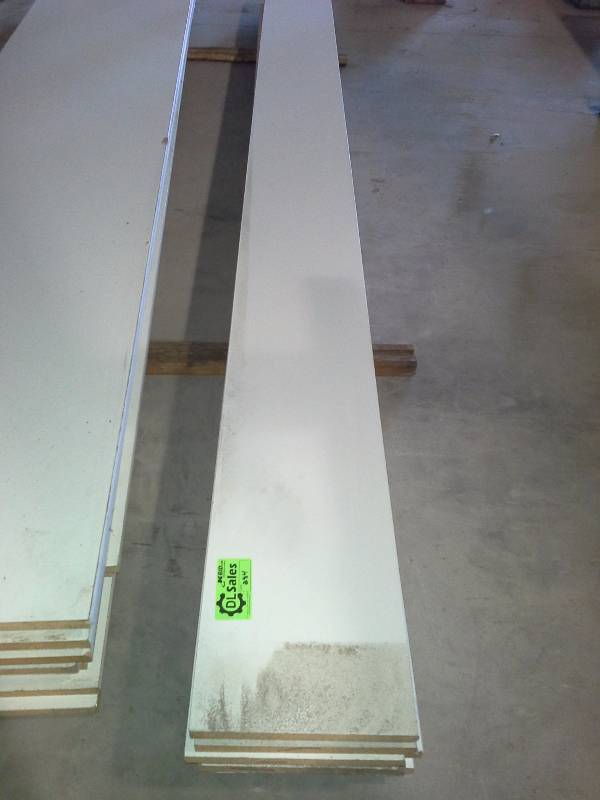 lot 284 image: White MDF Shelving