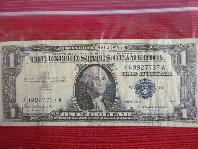 $1.00 Bill Silver Certifcate