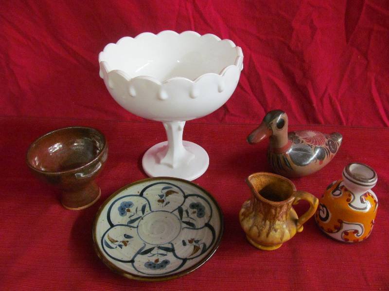 Milk Glass Dish