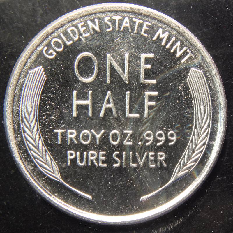 12 TROY OZ. .999 FINE SILVER ROUND FLOWING HAIR DESIGN