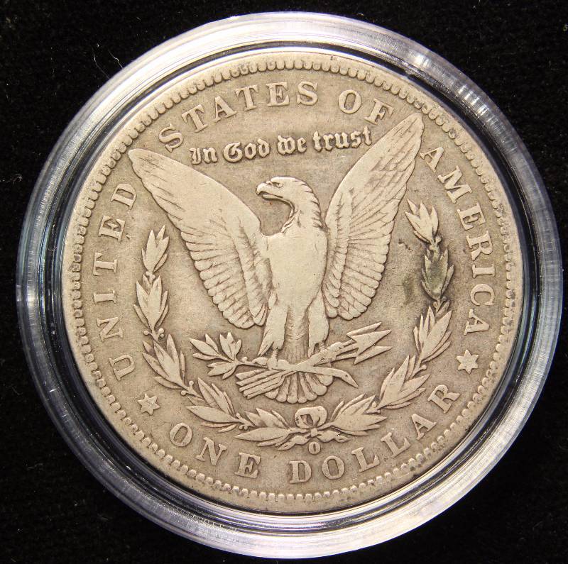1889 O MORGAN SILVER DOLLAR IN AIRTITE HOLDER