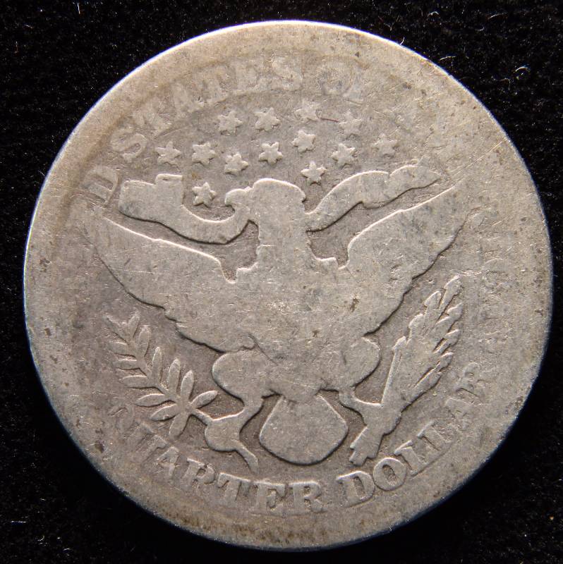 1899 BARBER SILVER QUARTER