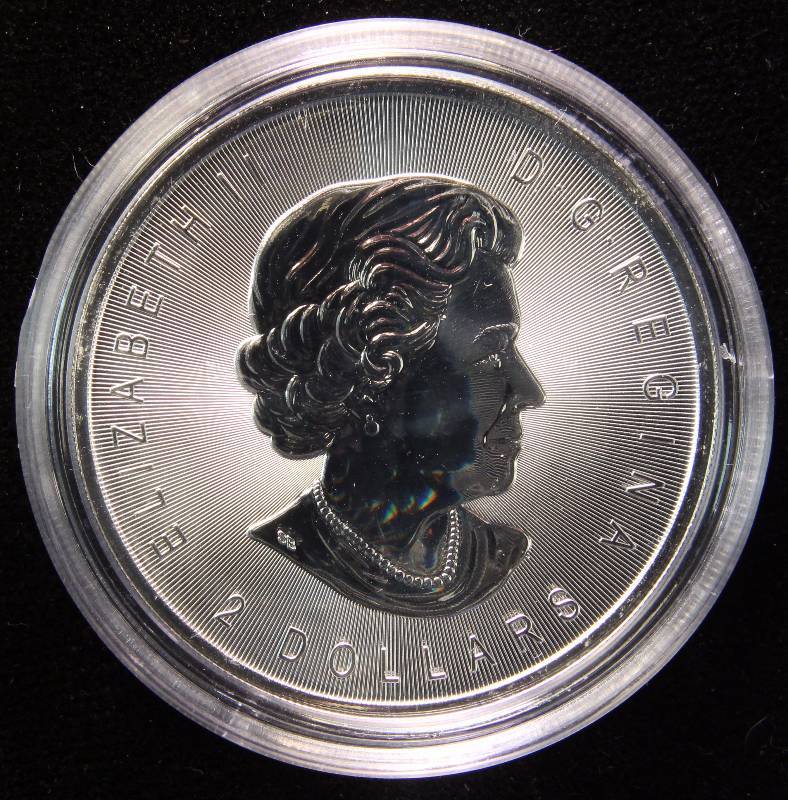 2016 CANADA HOWLING WOLVES 34 Oz. .9999 FINE SILVER IN AIRTITE HOLDER