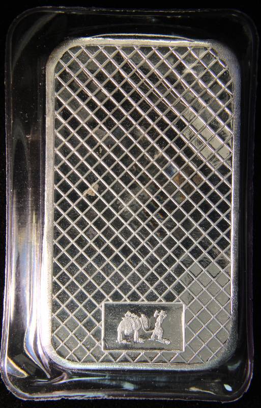 5 TROY Oz. .999 FINE SILVER BAR SILVERTOWNE EAGLE DESIGN SEALED