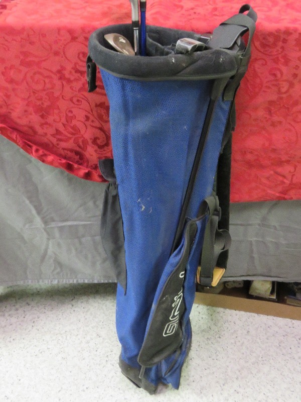 lot 42 image: Golf Clubs & Bag