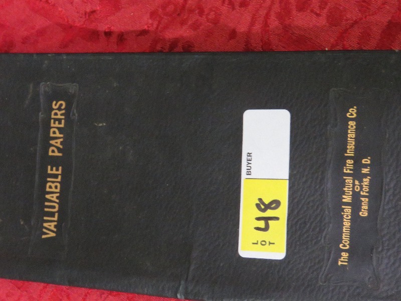 lot 48 image: Antique Stock Papers