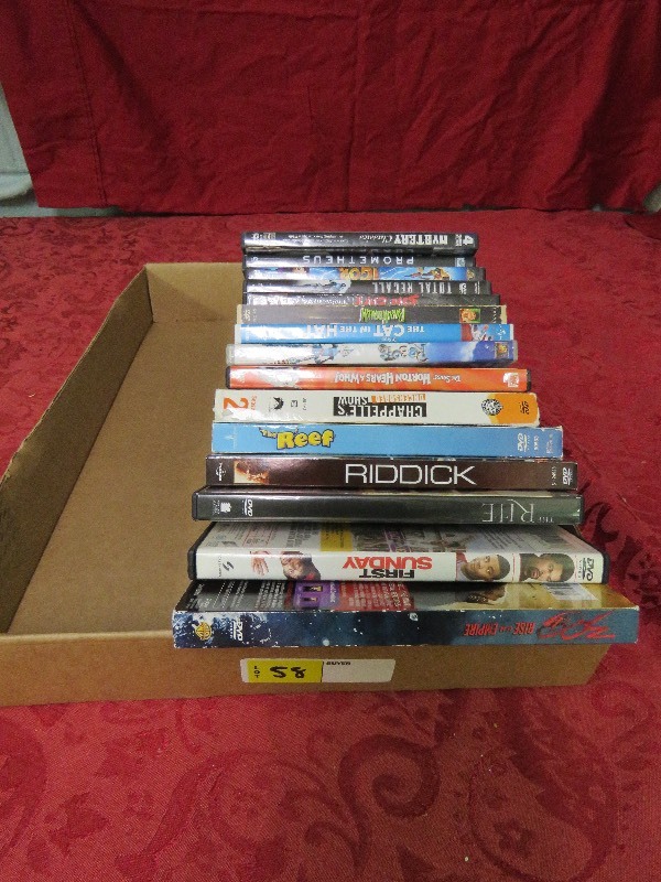 lot 58 image: DVD Movie Lot
