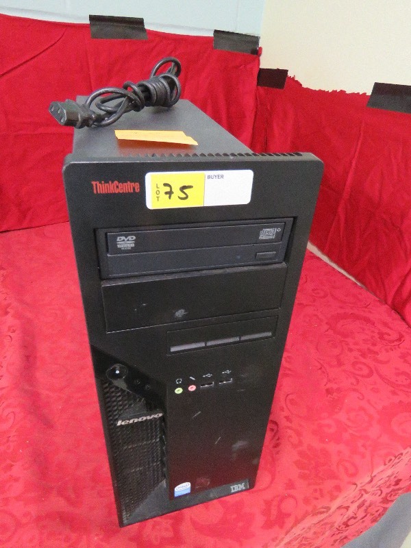 lot 75 image: IBM computer tower