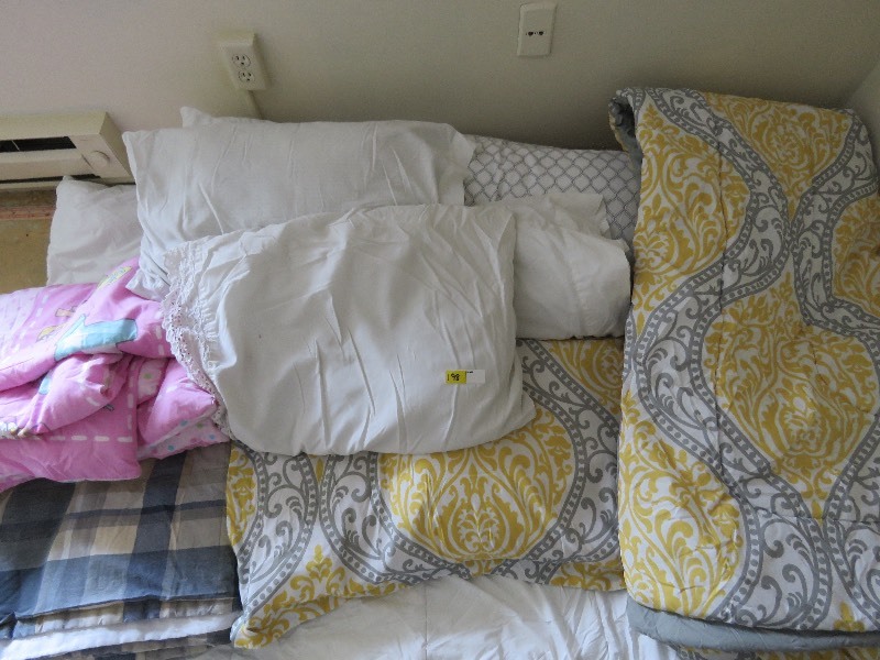 lot 98 image: Pillows and Comforters