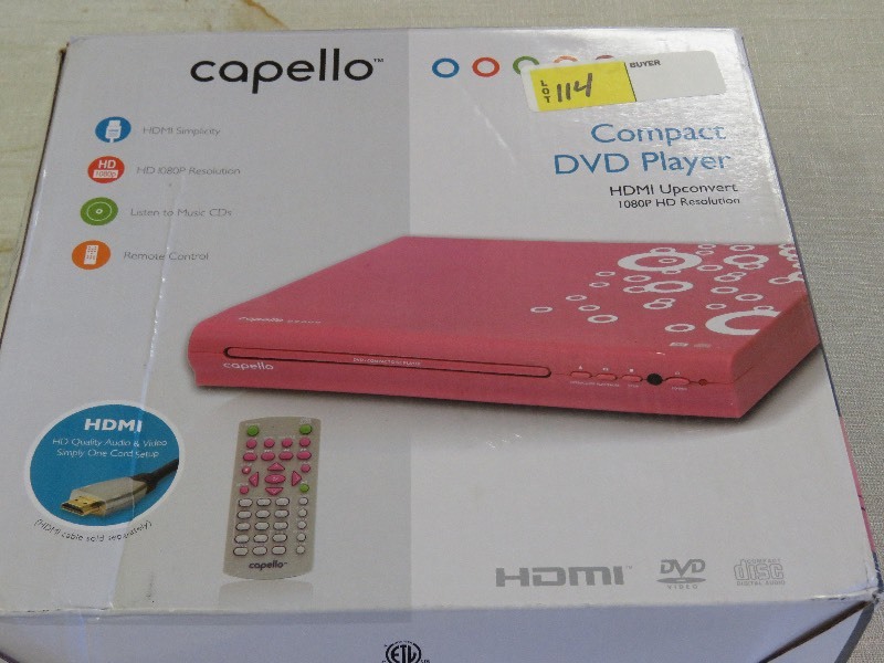 lot 114 image: Portable DVD Player