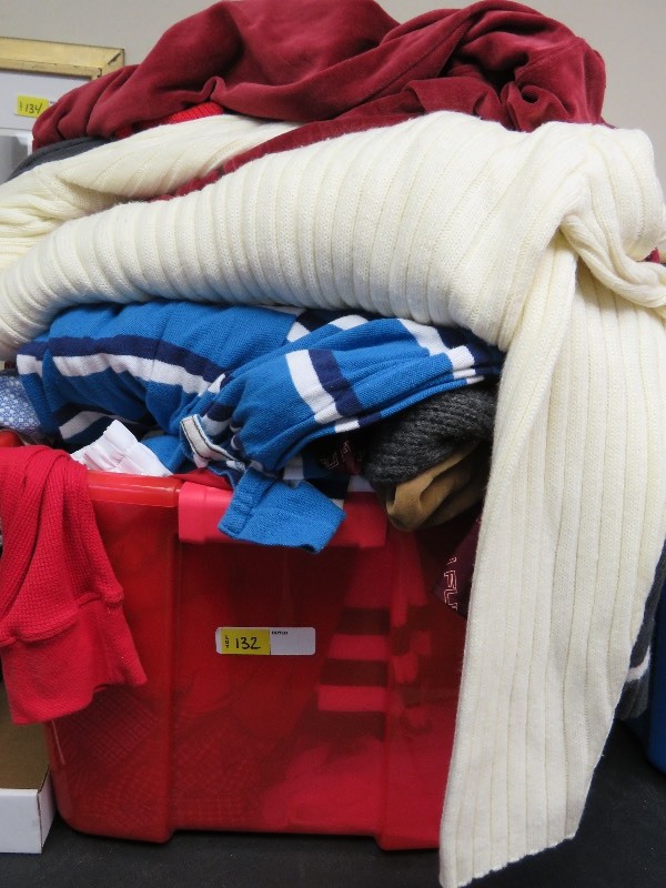 lot 132 image: Mens Clothes