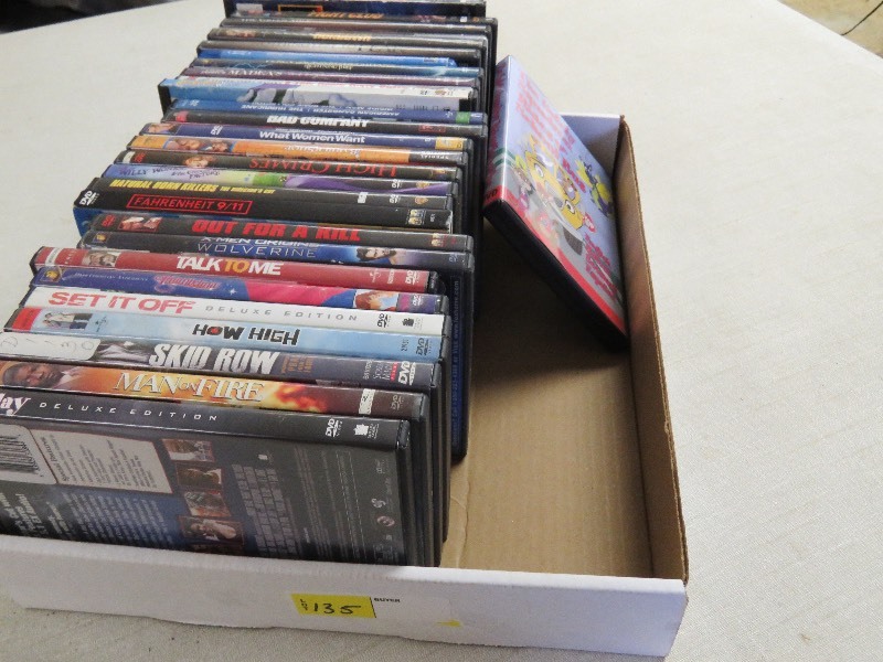 lot 135 image: DVDs