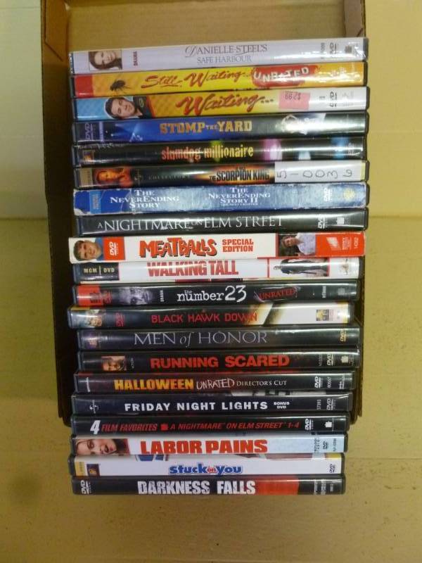 lot 3 image: DVD Movies