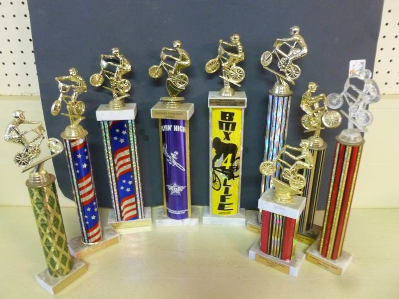 lot 55 image: BMX Trophys
