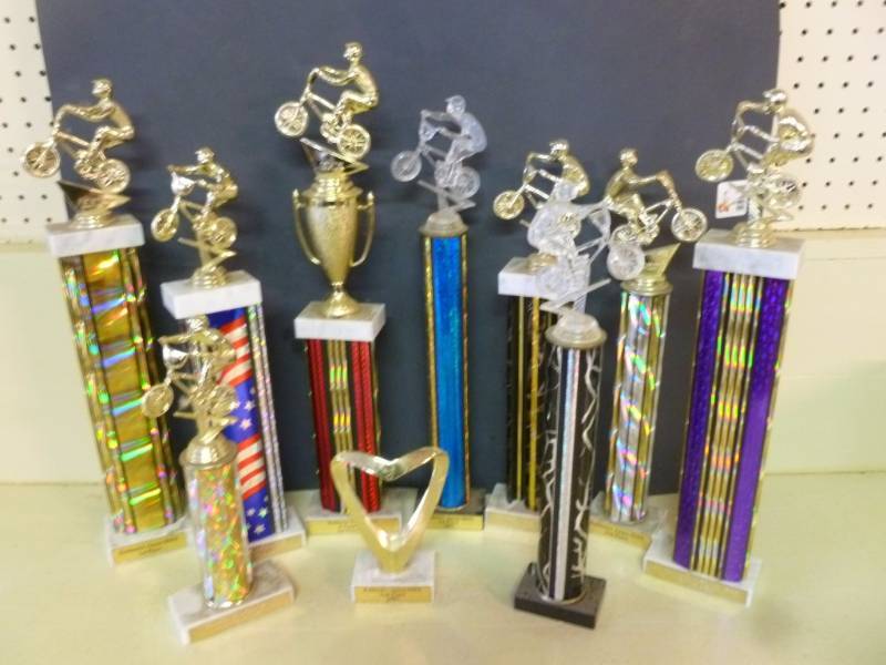 lot 56 image: BMX Trophys