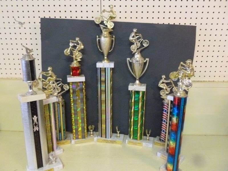 lot 57 image: BMX Trophys