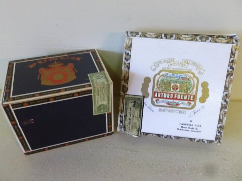 lot 191 image: Vintage Cigar Boxes