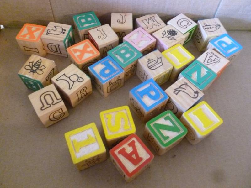lot 325 image: Wooden Blocks