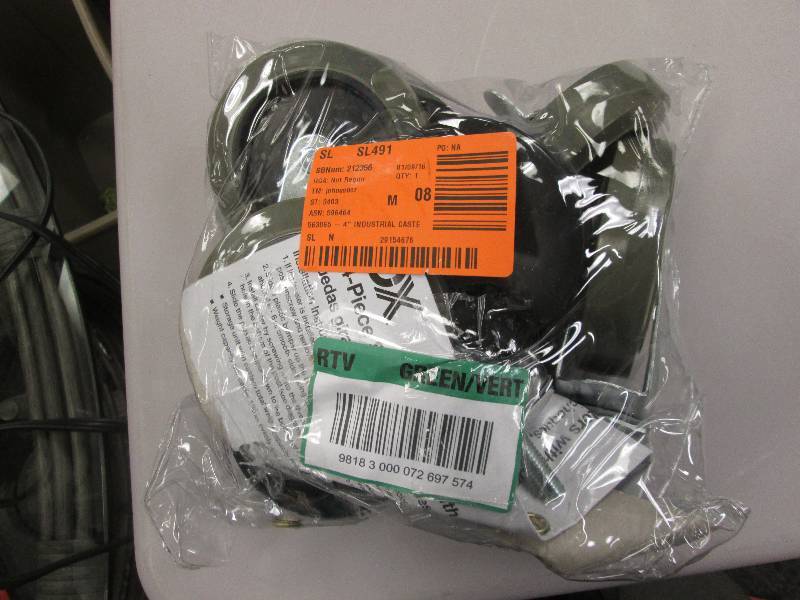 lot 15 image: HDX 4 in Industrial Casters with Bu...