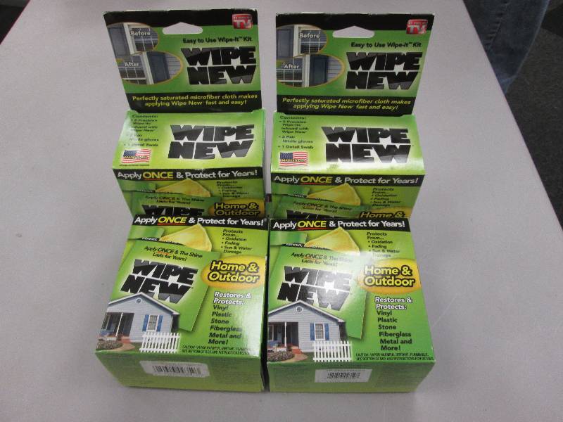 lot 20 image: Lot of 4 Wipe New Pre-Soaked Cleani...
