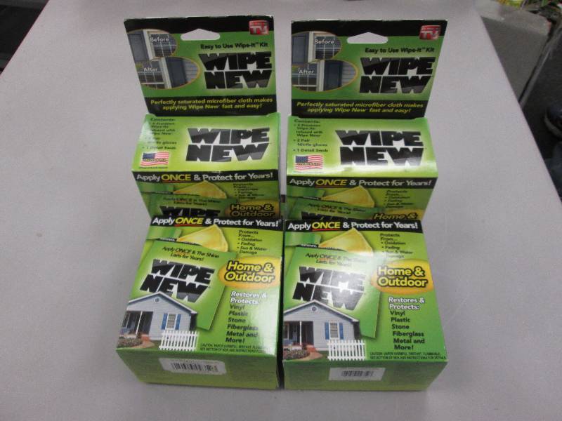 lot 24 image: Lot of 4 Wipe New Pre-Soaked Cleani...