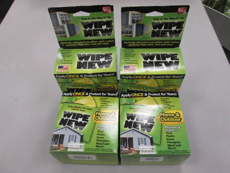 lot 25 image: Lot of 4 Wipe New Pre-Soaked Cleani...