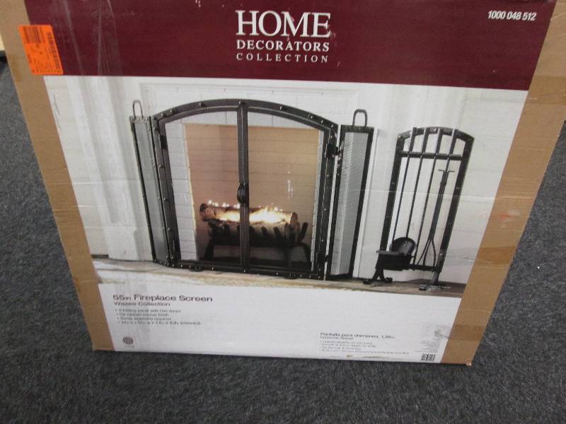 lot 42 image: Wazee Oil Rubbed Bronze 3- Panel Fi...