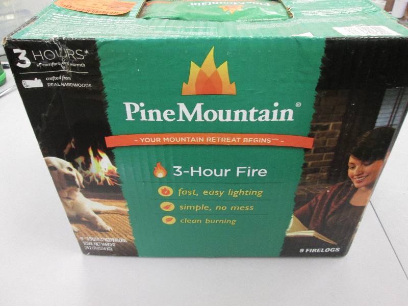 lot 53 image: Pine Mountain 3-hour Fire 9 Firelog...