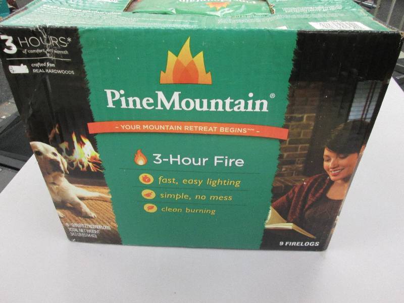 lot 54 image: Pine Mountain 3-hour Fire 9 Firelog...