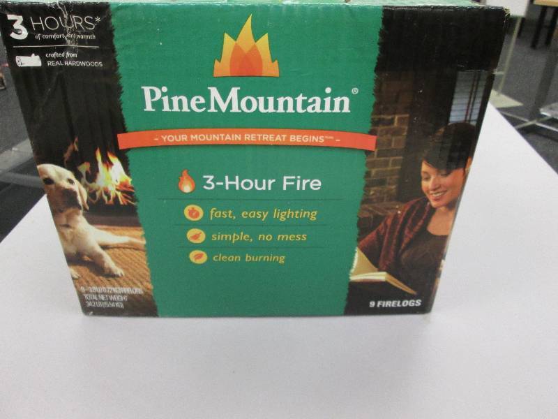 lot 55 image: Pine Mountain 3-hour Fire 9 Firelog...
