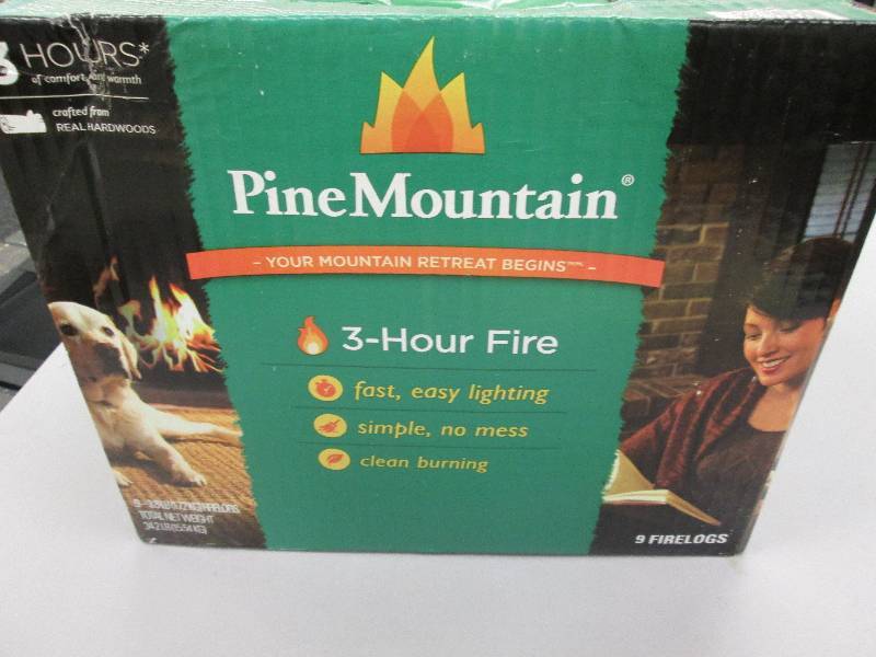 lot 56 image: Pine Mountain 3-hour Fire 9 Firelog...
