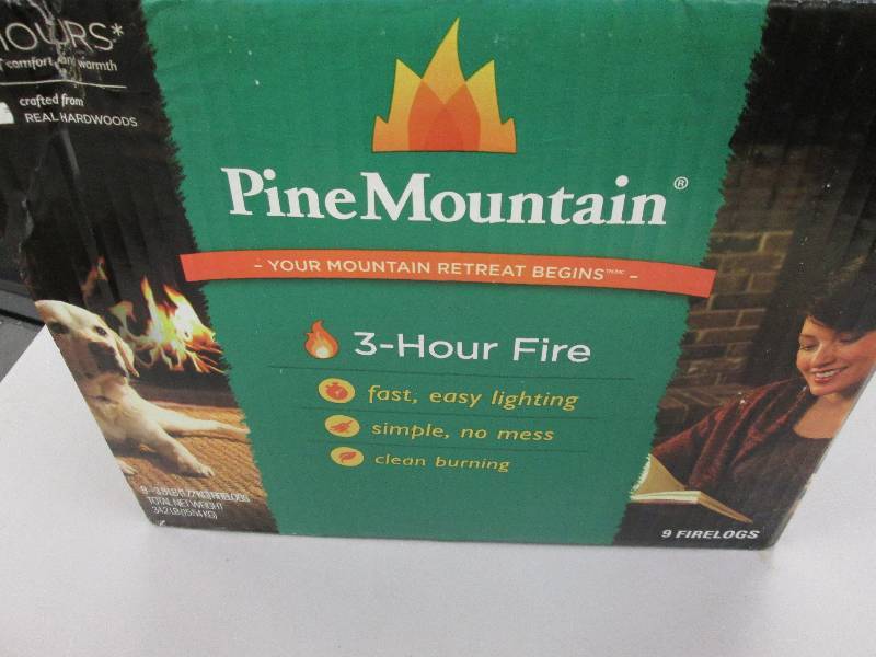 lot 58 image: Pine Mountain 3-hour Fire 9 Firelog...