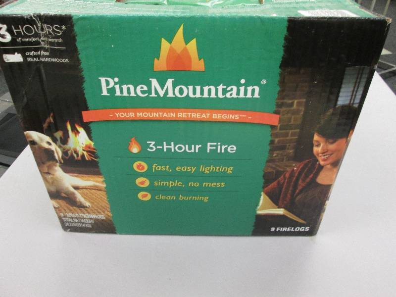 lot 59 image: Pine Mountain 3-hour Fire 9 Firelog...