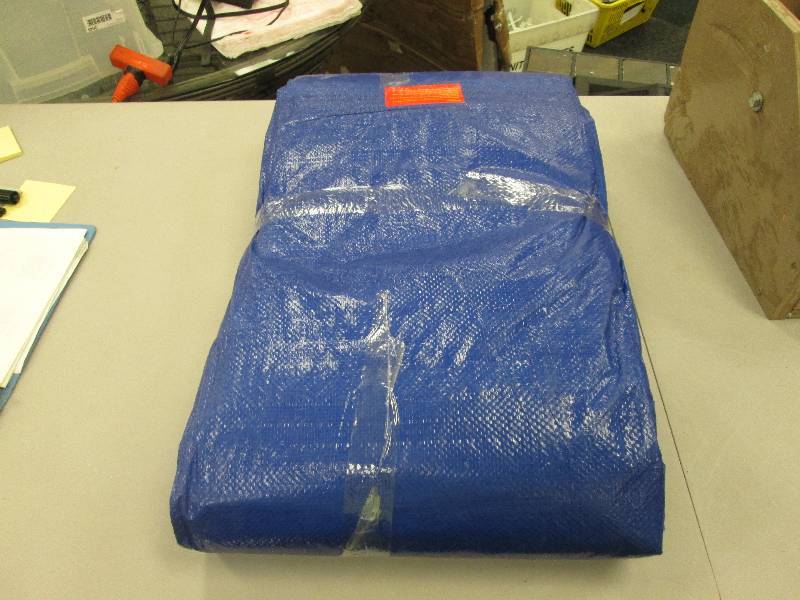 lot 79 image: 20x30 ft Heavy Duty Blue Tarp...