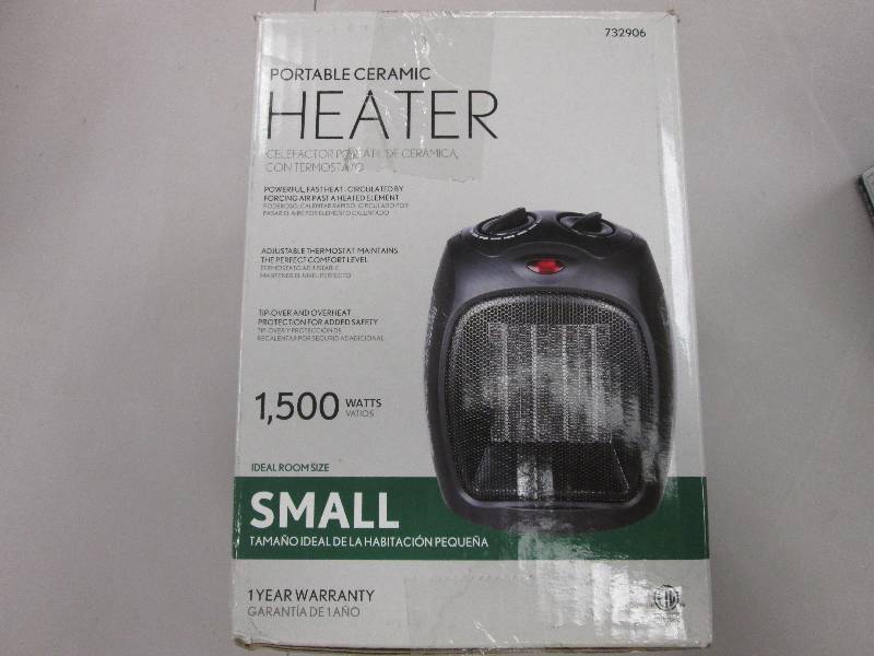lot 83 image: Portable Ceramic Heater 1500 watt R...