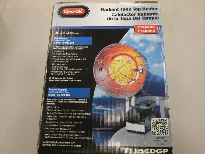 lot 84 image: Dyna -Glo Radiant Tank Top Heater 9...