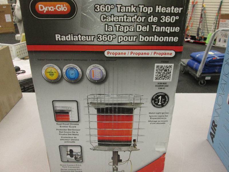 lot 85 image: Dyna -Glo Radiant Tank Top Heater 3...