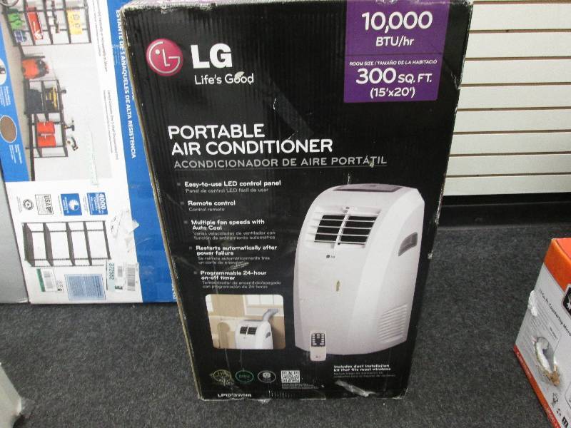 lot 87 image: LG 10,000 BTU Portable Air Conditio...