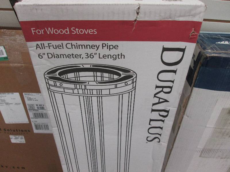 lot 106 image: DuraPlus All Fuel Chimney Pipe  6 ...