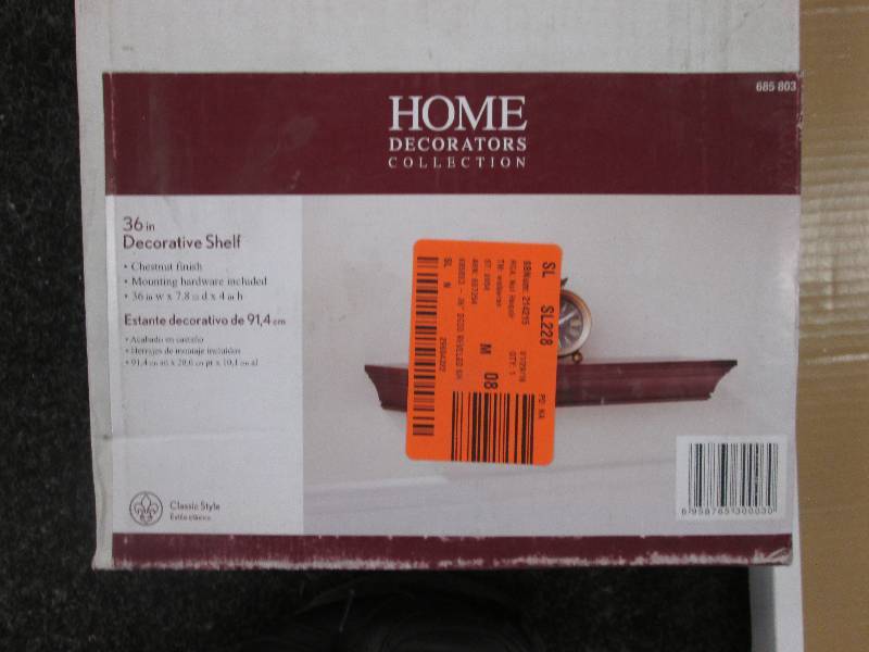 lot 128 image: Home Decorators 36 inch decorative ...