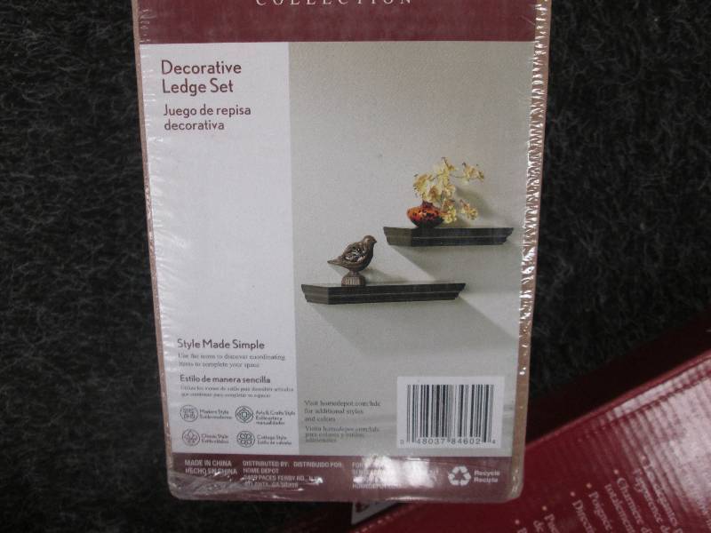 lot 146 image: Home Decorators Ledge Set...