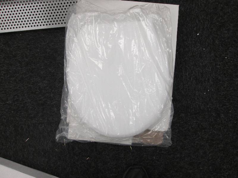 lot 157 image: White Toilet Seat...