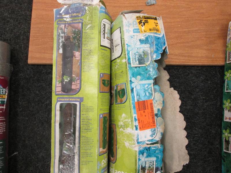 lot 160 image: Lot of 2 Polanter vertical planters...
